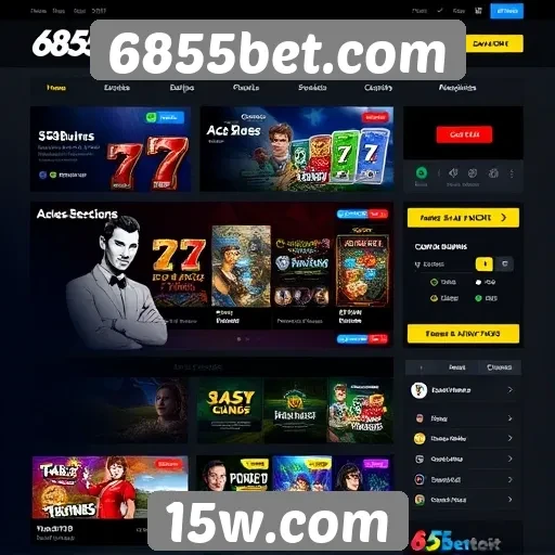 Estudo sobre a acessibilidade do site 6855bet.com